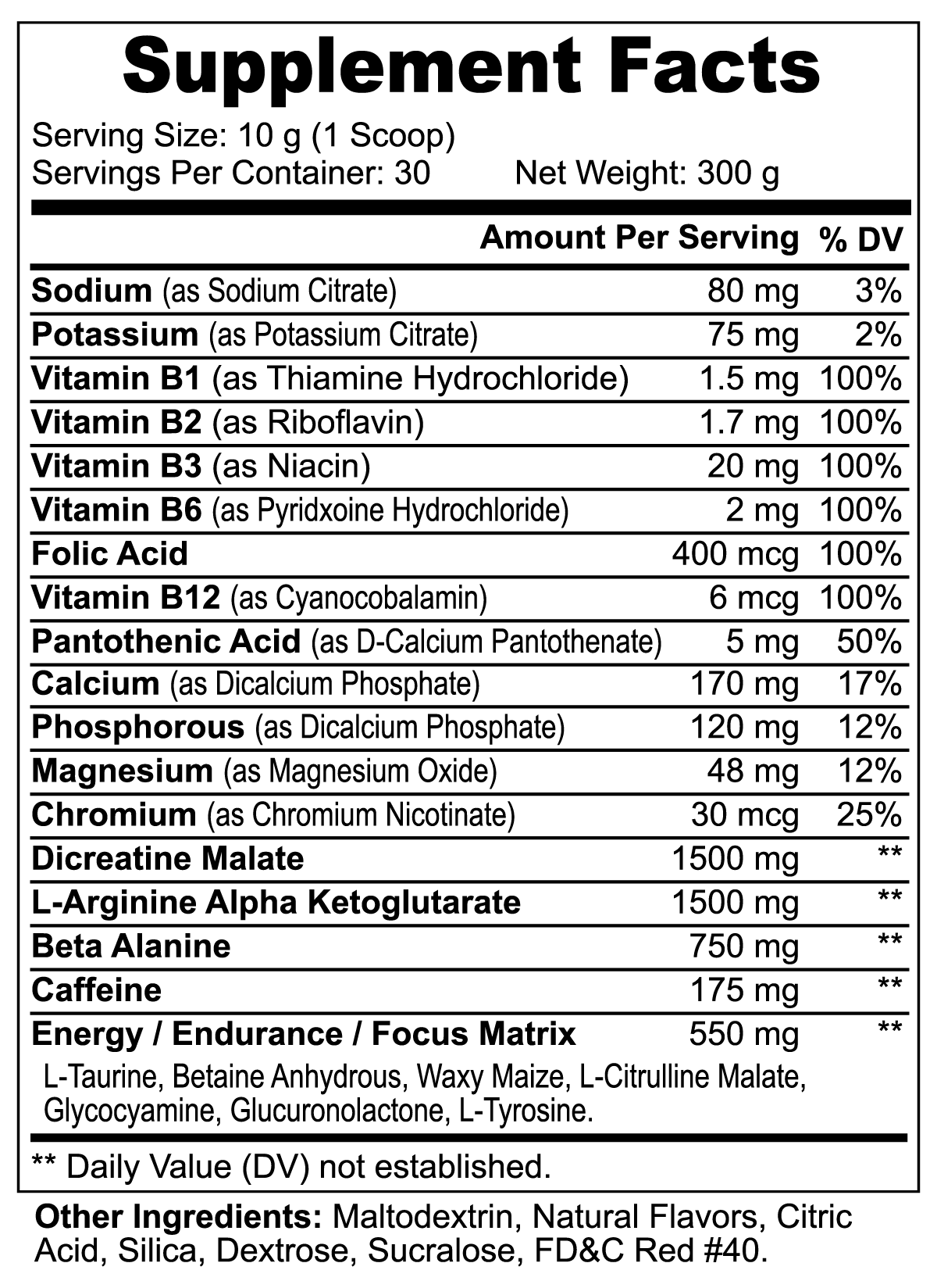 N-OX PRE (Fruit Punch)